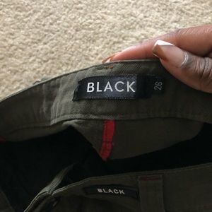Black tailor C9 cargo pants size 26